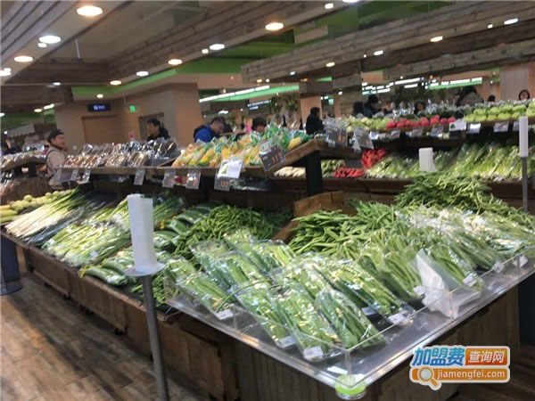 《百果蔬生活超市加盟费》