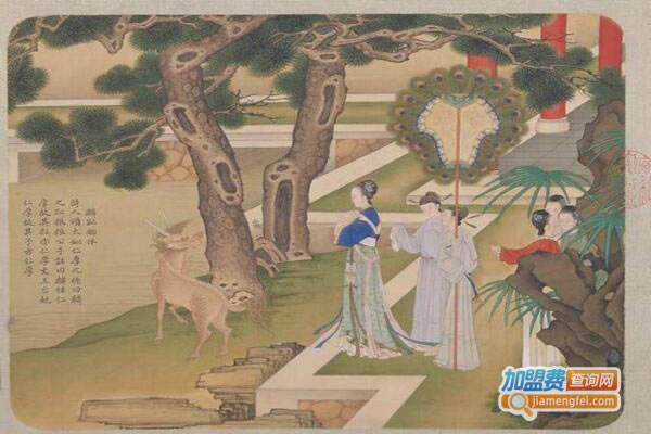 《富春创意宫廷画加盟费》