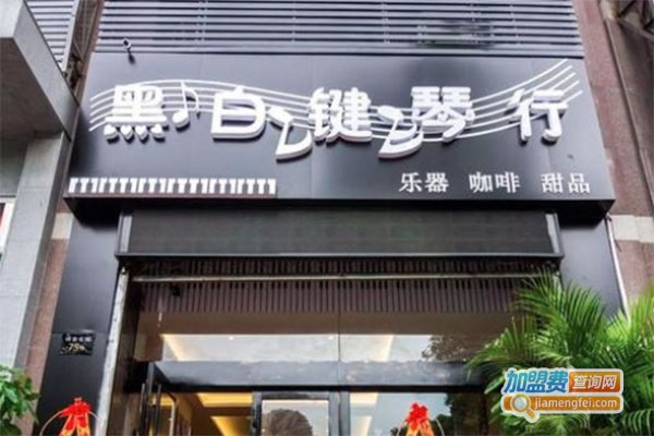 《黑白键琴行加盟费》