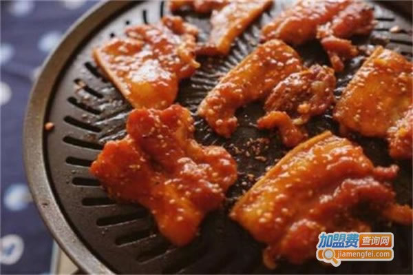 《韩膳烤肉店加盟费》