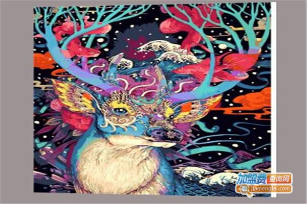 《红艺数字油画加盟费》
