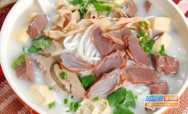 《金陵老鸭粉丝汤加盟费》