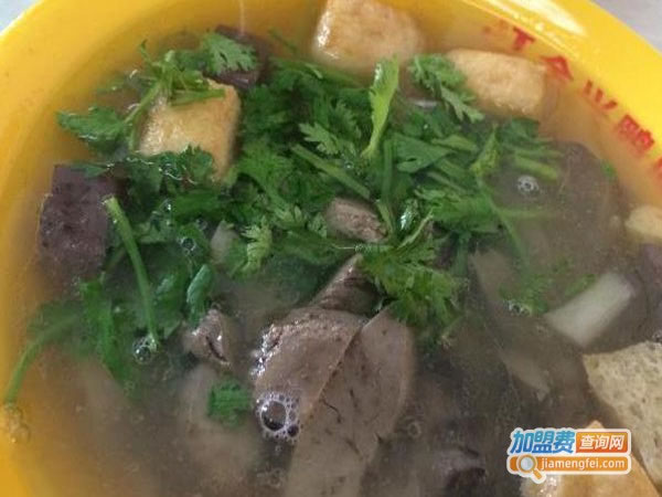 《金兴鸭血粉丝汤加盟费》