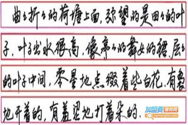 《墨鹤练字加盟费》