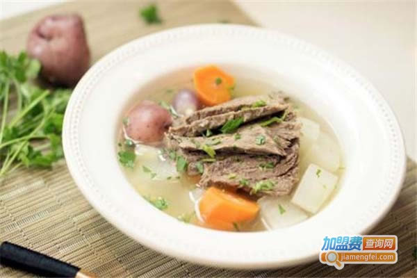《一碗牛肉汤加盟费》